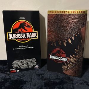 Jurassic Park & Jurassic Park Collector’s Edition VHS Bundle